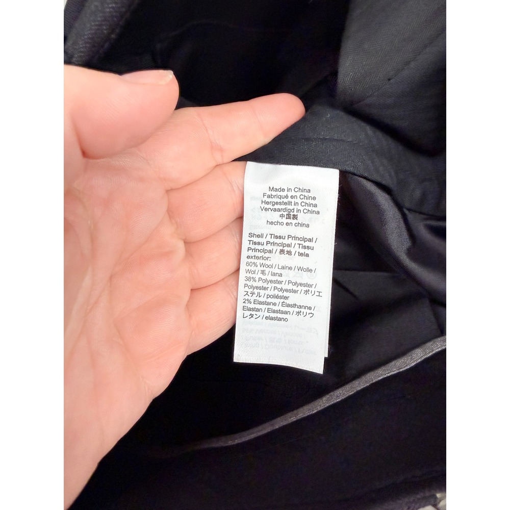 J.Crew NEW $250 Men's Ludlow Slim Stretch Black Italian Wool Trousers 28x32 - Picture 9 of 10